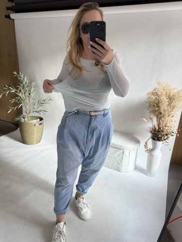 Tričko Cashmere- kašmír -světle modrá