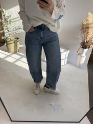 Džíny New York-elastické, pohodlné-modré