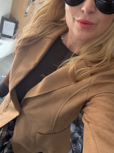 Sako Luisa velur-cognac