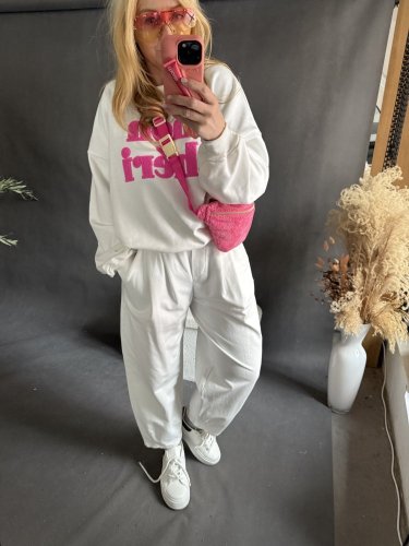 Mikina Mon Cheri-bílá