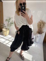 Tričko White Angel-oversize-bílé