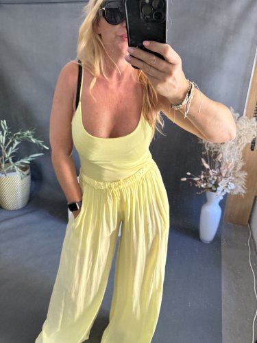 Tielko tenké ramienko-žlté