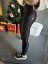 BODYSLIM LEGÍNY S PROŠITÍM - ČERNÁ - Velikost: XL