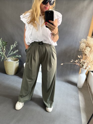 Nohavice Lumina-khaki