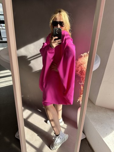Šaty Kimono-new modell-fuchsia