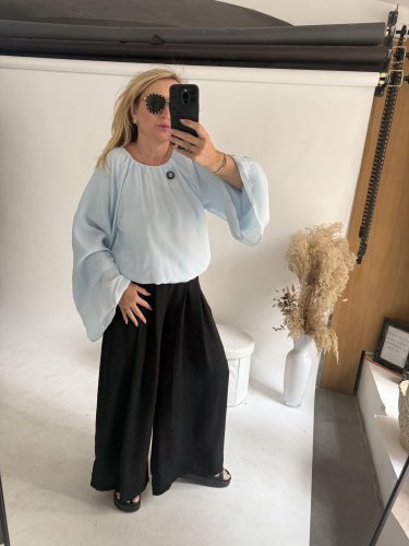 Blúzka Kimono-modrá