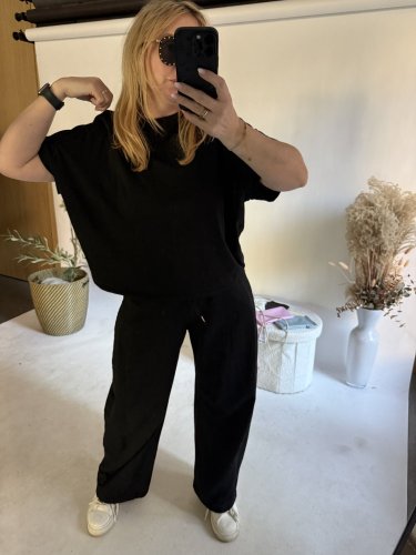 Tričko Smile-černé