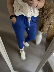 Letní kalhoty Globe-modré
