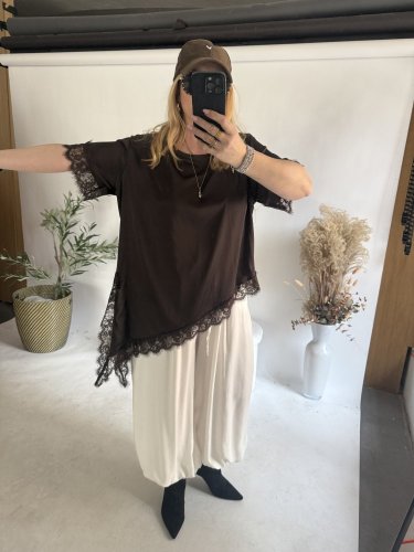 Kalhoty Chicca-bílá