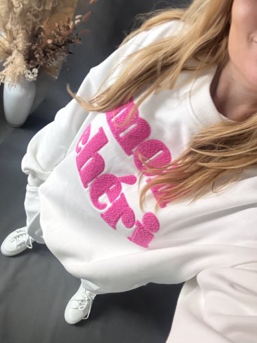 Mikina Mon Cheri-bílá