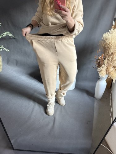 Oversize Tepláky Ocean-béžové