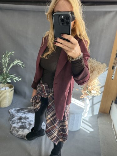 Sako Luisa velur-vínová