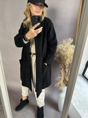 Kabátek dlouhý Melissa-černý