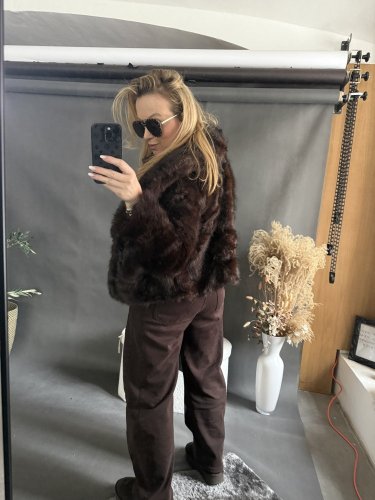 Kožúšok Stella-hnedý