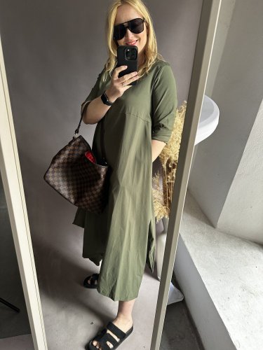 Šaty Alison-Khaki