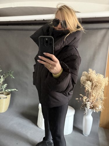 Bunda zimní premium krátká-černá