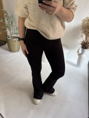 Legíny do zvonu Luxury-černé