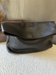 Kabelka kožená - lístoček