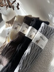 Podkolenky Alpaca-černé