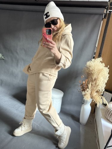 Oversize Tepláky Ocean-béžové