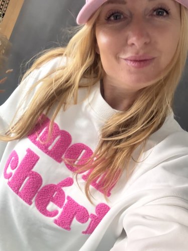 Mikina Mon Cheri-bílá