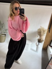 Sveter Crop-pink