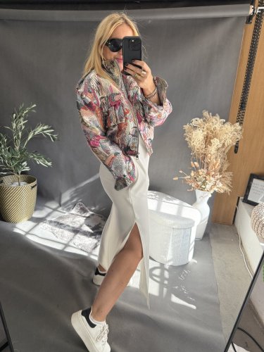 Šaty Basic dlouhé-bílé neprůhledné