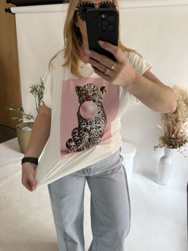 Tričko šelma-bílá