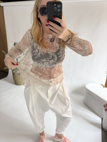 Blúzka Romantic-beige