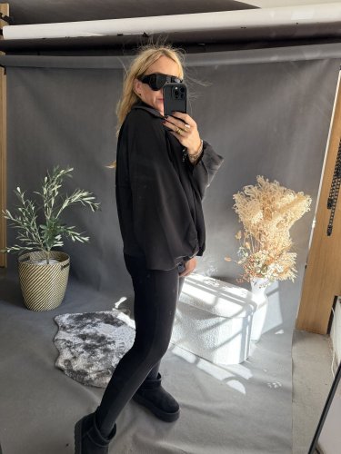 Bomber saténový čierný