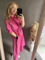 Šaty Business-růžové