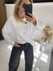 Mikina Mumu-bielá