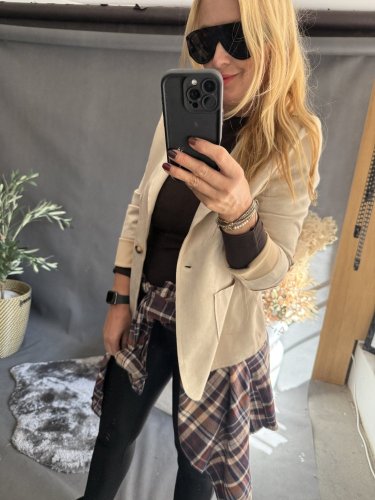 Sako Luisa velur-béžová