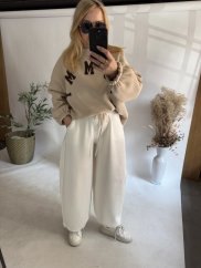 Tepláky Joyna-bílá