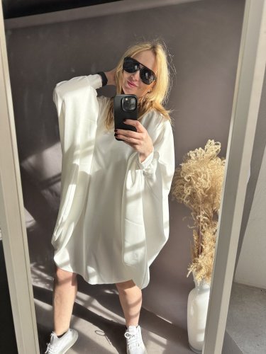 Šaty Kimono-new modell-bílé