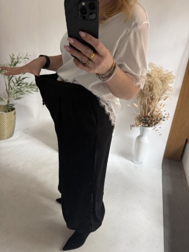 Kalhoty Chicca-černá