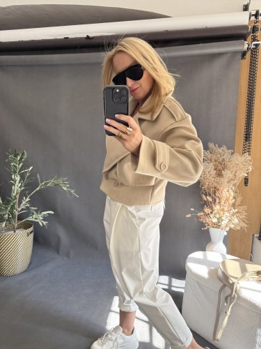 Kabátek Adéla-béžové