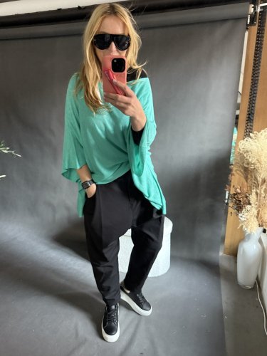 Sveter Moda ľahký veľký-mint