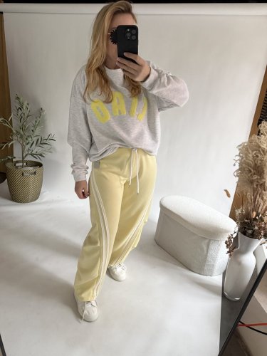 Nohavice Sweeti-yellow