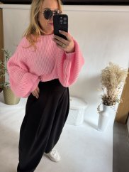 Sveter Crop-pink