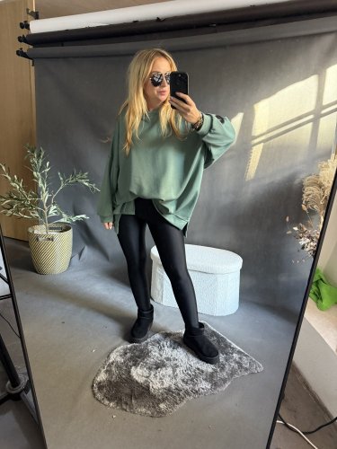 Mikina Ultimate-olivově zelená