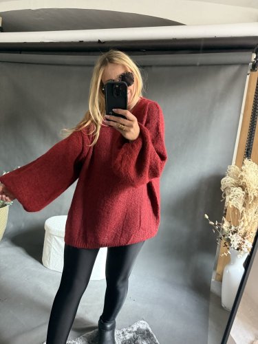 Svetr Mochy- bordeaux