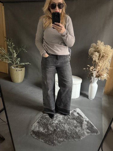 Džínsy Paris 2 šedo čierne