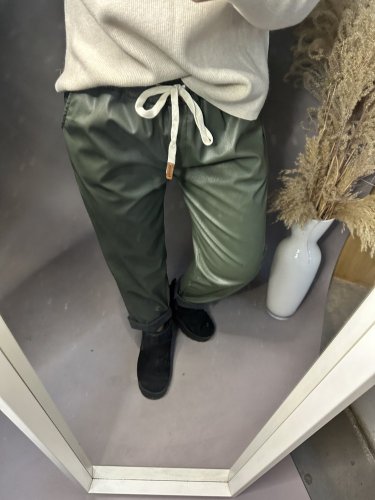 Teplákové nohavice NOS-Zelené-UNI SIZE