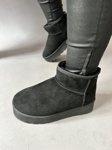 Válenky na platforme BLACK