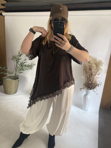 Kalhoty Chicca-bílá