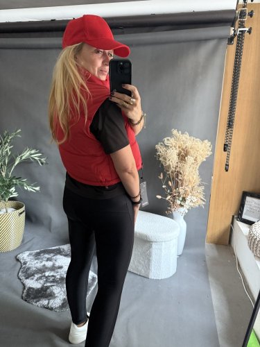 Vesta Crop S/M a L/XL-červená