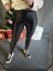 BODYSLIM LEGÍNY S PROŠITÍM - ČERNÁ - Velikost: XL