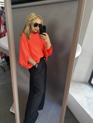 Oversize Blúzka/Tunika Kimono-neon orange