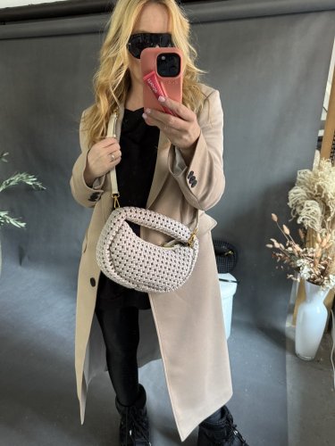 Kabelka NEW MODEL-veľká-krémová